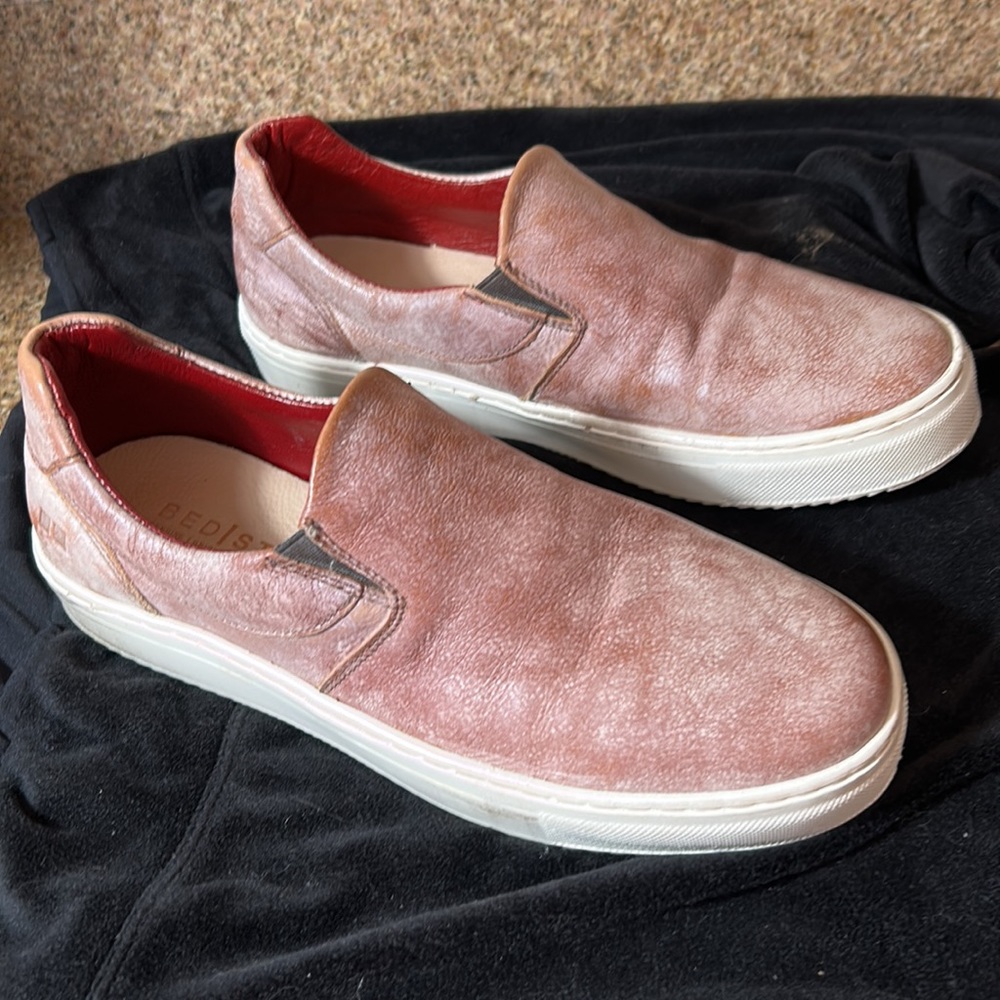 Bed Stu Rose Metallic Slip-On Loafers - Picture 2 of 5